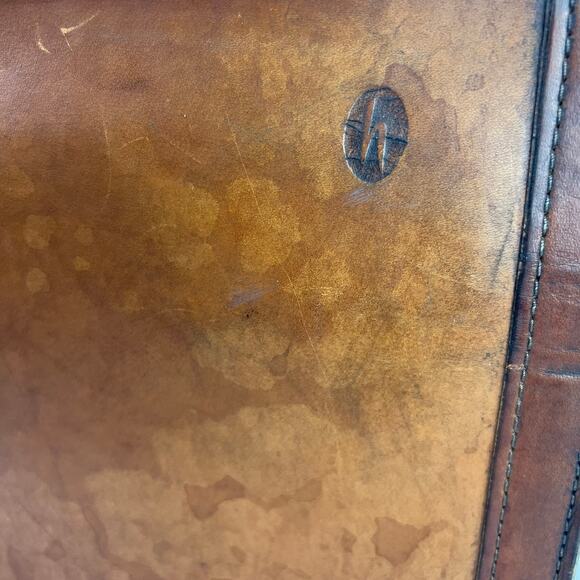 Hartmann Tan Belting Leather Gladstone Style Lawyers Briefcase Attache Collect. - Picture 4 of 16